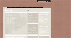Desktop Screenshot of bureaublanco.nl